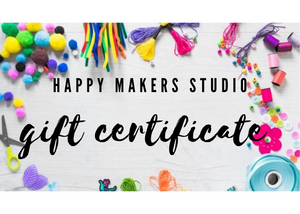 HAPPY MAKERS STUDIO GIFT CARD